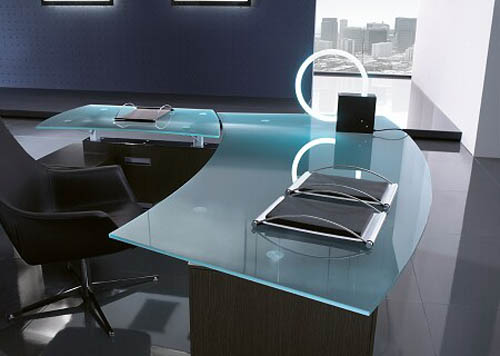 Glass furniture design modern