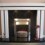 Marble fireplace surround 