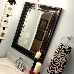 Utilize a Good Mirror for your Bathroom Decorating Idea
