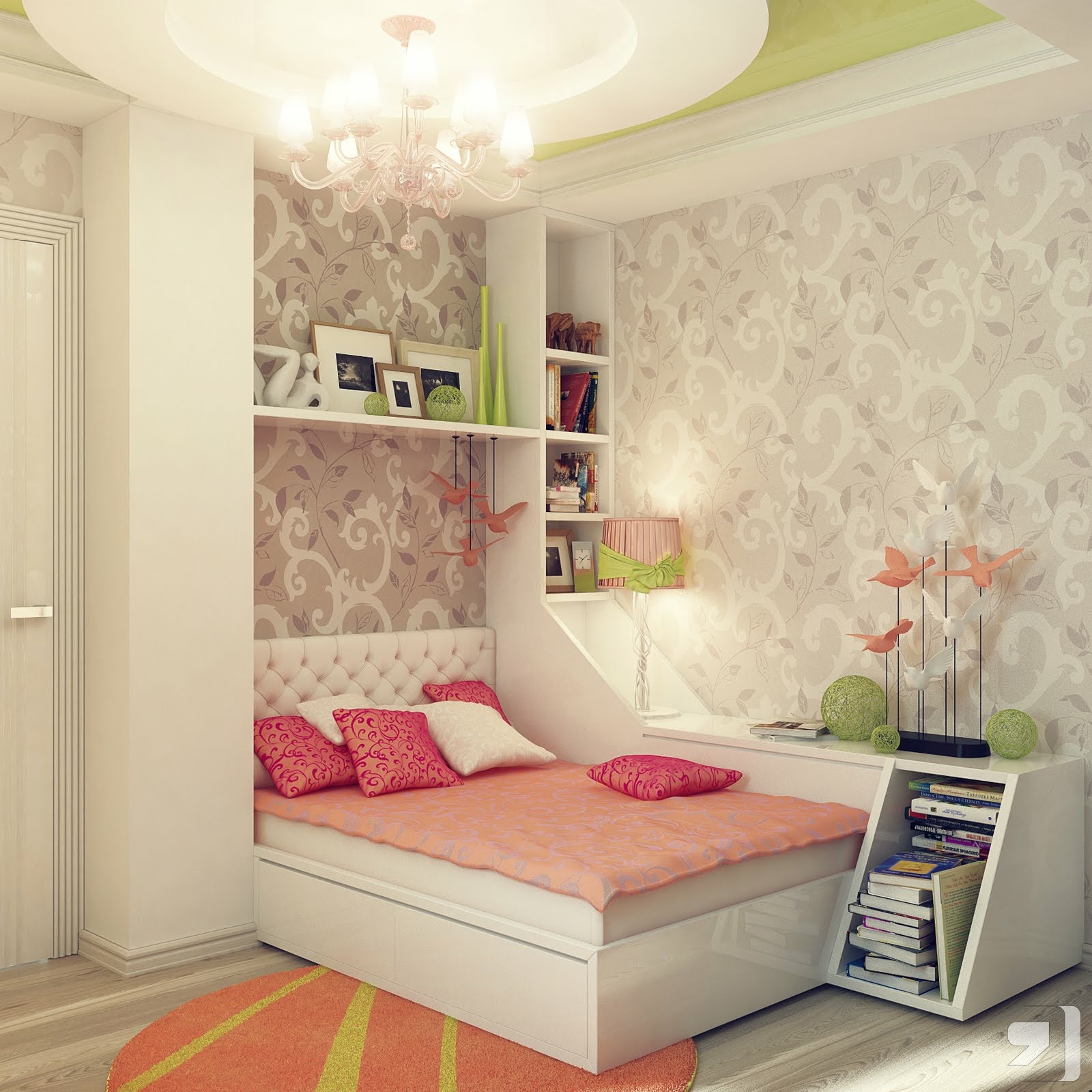 elegant-girls-bedroom-design