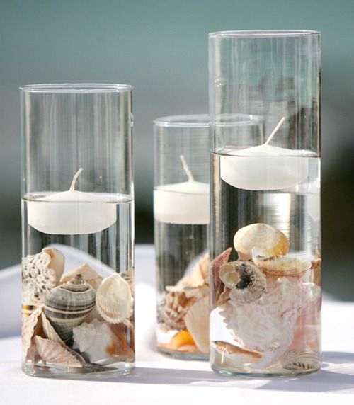 What Works As Nautical Home Decor In Your Bathroom - 03 Seashell Candleholders
